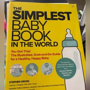 The Simplest Baby Book in Yellow